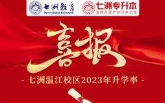 祝贺！七洲教育(温江校区)学员在2023年四川省统招专升本考试中多人被本科院校录取